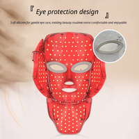 Masque facial détachable à lumière pulsée pour le traitement de l'acné, blanchiment, réparation, masseur électronique pour le soin de la peau