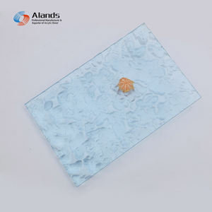 Lámina Acrílica Transparente con Efecto Ondulado para Decoración, Panel de Pared con Diseño de Ondas de Selva Tropical, 4x8 pies - Product Image 2