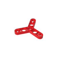 Gobricks GDS-1045 Pièces de blocs de construction en plastique ABS à l'échelle 1:8 44374 Poutre rotative à 3 lames fines