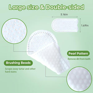 Nettoyage des dents de chat et de chien à motif <span class=keywords><strong>double</strong></span> <span class=keywords><strong>face</strong></span> avec logo personnalisé Lingettes dentaires pour animaux de compagnie - Product Image 2