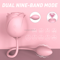 Großhandel Kabelloser Rosen-Vibrator IPX7 Wasserdicht Dual-Motor Klitoris-Stimulator Sexspielzeug für Paare