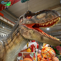 Modèle de dinosaure Tyrannosaurus géant animatronique Gecai Dino Park à vendre pour centre commercial, parc d'attractions, zone scénique