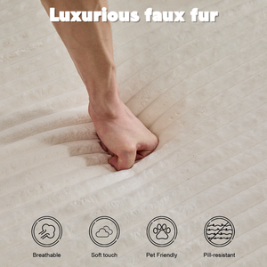 Sofá de 2 Plazas de Piel Sintética de Lujo, Sofá Modular Extra Grande con Cojín de Muelles Ensacados para Dormitorio o Apartamento - Product Image 3