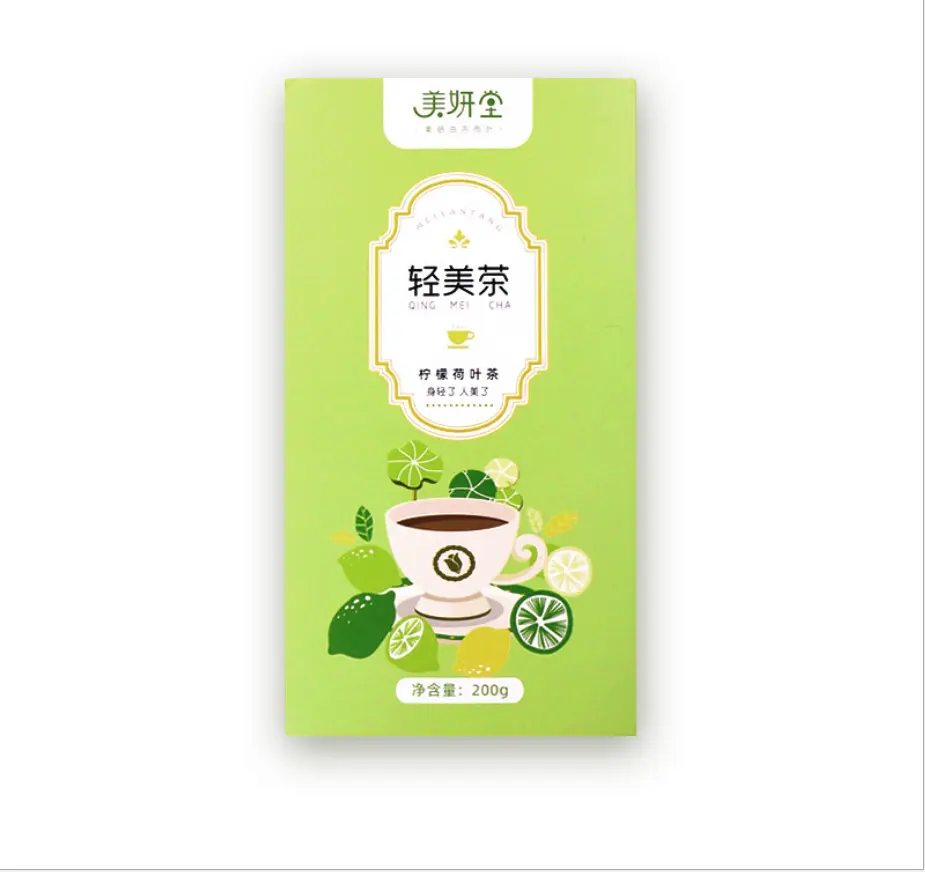 Harga Grosir Obat Herbal Cina Alami Daun Lotus Lemon Teh Pelangsing Rasa