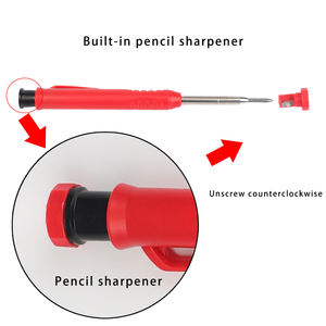 Plastic Construction Marking Scriber Carpenter <b>Pencil</b> 2.8mm Deep Hole Woodworking Mechanical <b>Pencils</b> - Product Image 2