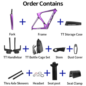 Bxt sợi Carbon thời gian thử nghiệm khung khí động học Triathlon Carbon khung đặt TT Carbon khung ĐĨA PHANH EPS quá trình - Product Image 4