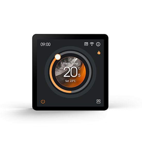 Smart WiFi Water Underfloor Heating Thermostat, 4 Full Touchscreen, Tuya App, Voice Control, OEM/ODM