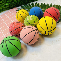 Ballon de squash rebondissant de 6 cm, vente chaude, mini-basket-ball, vente en gros, logo personnalisé, rebondissement silencieux en intérieur, jouet de ballon rebondissant