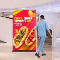 Pantallas LCD de 75, 85 y 98 Pulgadas para Publicidad en Interiores, Señalización Digital y Menús