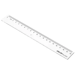 Deli 6220 Nhựa Cai Trị 20Cm/30Cm/40Cm/50Cm/60Cm Đa-Tiêu Chuẩn Cai Trị Văn Phòng Sinh Viên Vẽ Bằng Văn Bản Chất Lượng Cao