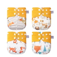 Elinfant Nouveau design personnalisé Couches lavables Couches lavables de poche Couches lavables réutilisables en tissu réglable pour bébé