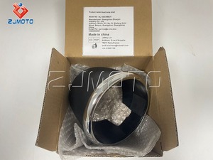 5,75 Zoll Scheinwerfer-Zierring-Kit Schwarzes ABS-Gehäuse Chrom für Harley Softail Low Rider S <span class=keywords><strong>FXLRS</strong></span> 114 <span class=keywords><strong>117</strong></span> 2020-2024 - Product Image 4