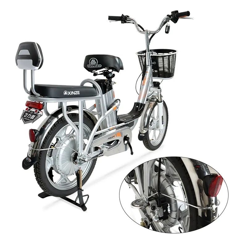 XINZE V-2 18 "20" polegadas 48V 60 bicicleta elétrica da <span class=keywords><strong>bateria</strong></span> de lítio-ion 350 V 500W W motor populares bicicletas caminhão de entrega de correio
