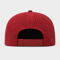 Casquettes de golf en gros avec cordon, vert, 6 panneaux, visière plate, ventilées, performance, casquette de baseball personnalisée pour hommes, casquettes de golf d'extérieur