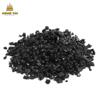 Charbon anthracite noir brillant granulaire de 3-4 mm, agent chimique auxiliaire pour la purification de l'eau, avec 75-90 % de carbone fixe et 6 % de cendres