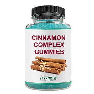 Gomitas de Suplementos Herbales, Gomitas con Complejo de Canela, Procesamiento OEM Personalizado - Product Image 1