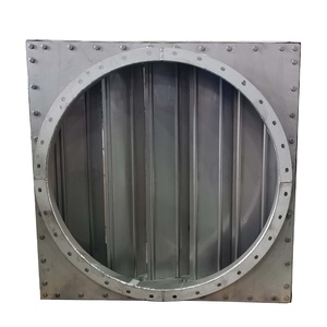 Kết nối mặt bích thép không gỉ Thiết bị truyền động điện van điều tiết không khí thông gió Van bướm - Product Image 2