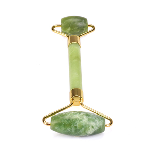 A granel de la venta directa de fábrica al por mayor flor verde cuerpo masajeador <span class=keywords><strong>cara</strong></span> jade rodillo con caja - Product Image 5