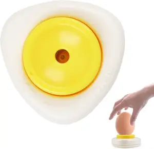 Egg Piercer for Raw Eggs, Egg Peeler to Get Good Hard Boiled Eggs, Simple Egg Peeler Shell Remover with Retractable Pin
