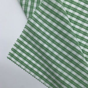 <span class=keywords><strong>Tissu</strong></span> gingham <span class=keywords><strong>vert</strong></span> <span class=keywords><strong>et</strong></span> <span class=keywords><strong>blanc</strong></span> tendance, extensible dans les 4 sens, résistant aux plis, tricoté en crêpe pour les hauts <span class=keywords><strong>et</strong></span> robes de la mode rapide - Product Image 4