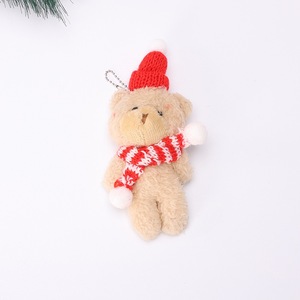 Oso de Peluche Marrón Adorable en Oferta, Adorno Navideño para Colgar en el Árbol de Navidad, Decoración para Ramos de Flores y Accesorios de Regalo - Product Image 4