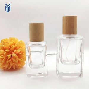 All'ingrosso bottiglia di vetro di profumo rotondo tappo di legno stile diverso in legno profumo cap fea15 - Product Image 4