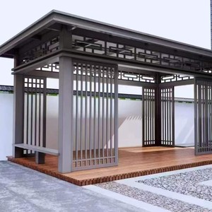 Pérgola Moderna de Aluminio de Lujo Ligero con Control Remoto Motorizado Anticorrosión para Terraza, Patio Trasero y Jardín - Product Image 2