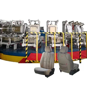 Otomatik poliüretan PU köpük üretim hattı makineleri araba koltuğu yapımı için