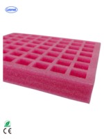 Feuille de mousse EVA antistatique Leenol en gros, découpe sur mesure, mousse d'emballage conductrice antistatique, insert antichoc, mousse de découpe