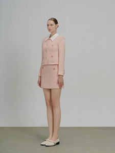 Viviana Tweed แจ็คเก็ตผู้หญิงเสื้อผ้าผู้หญิงคุณภาพสูงได้รับความนิยมใหม่สูทและแจ็คเก็ตแฟชั่นชั้นสูงสไตล์มินิมอล - Product Image 4