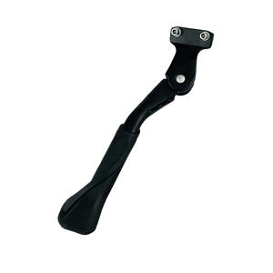 Soporte Lateral para Bicicleta Eléctrica de Aleación de Aluminio, Negro, Ajustable, Reforzado, QT 35694 - Product Image 1