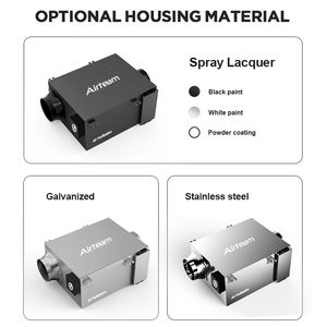 Sistema de Ventilación con Filtro de Conducto Cuadrado de Chapa Galvanizada, Caja de Purificación de Aire con Ventilador - Product Image 3