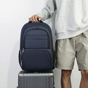 Mochila Escolar Unisex Personalizable de Poliéster Inteligente con Puerto USB, Patrón de Letras y Logotipo Personalizado para Laptop - Product Image 1