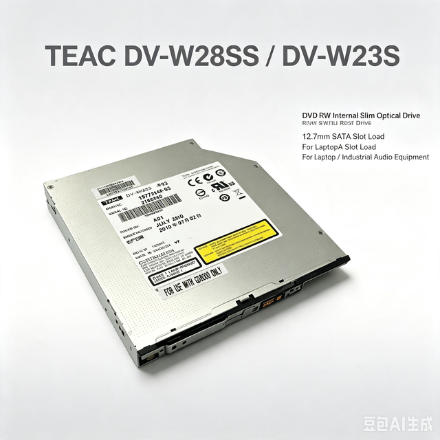 TEAC DV-W28SS DV-W23S 12.7mm SATA Slot Load DVD RW Internal Slim Optical Drive for Laptop Industrial Audio Equipment