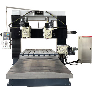 Machine de fraisage à portique CNC de 4 mètres, commande programmée horizontale, utilisation industrielle générale - Product Image 1