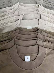Custom High Quality Oem Summer <b>T</b> <b>Shirt</b> for Men Printed Widen <b>Collar</b> <b>T</b>-<b>Shirt</b> Oversized Short Puff O Neck Cool Feeling Plain - Product Image 4