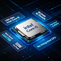 Penjualan Panas Prosesor Desktop Core i5-13400TEF Generasi ke-13 10 Core 16 Thread LGA 1700 35W 20MB Cache Tersedia di Stok