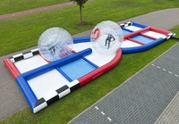 Jeu sportif gonflable de haute qualité, jeu interactif, course de ballons Zorb, jeux gonflables pour enfants et adultes