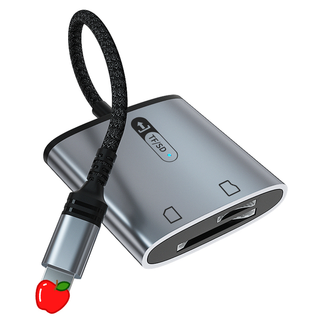 High speed lighting 2 in 1 SD TF Card Reader OTG Camera Connection Kit for iPhone iPad
