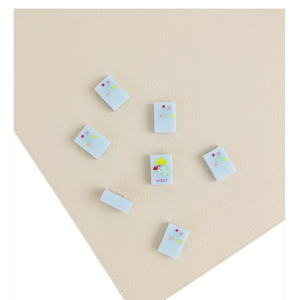 Tapete de Juego de Piel Sintética de Lujo Personalizado, Tapete de Mahjong Portátil de Viaje Antideslizante, Accesorio para Mahjong - Product Image 5