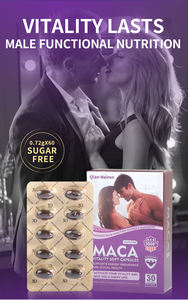 개인 라벨 OEM ODM 인삼, 사슴 뿔, 마카 남성 활력 향상 소프트 캡슐 - Product Image 2