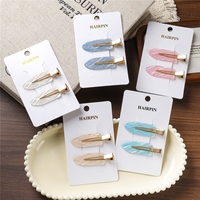 Accessoires capillaires personnalisés pour femmes : Pince à cheveux japonaise sans couture, pince latérale, pince à franges super tendance pour l'été, pince bec de canard