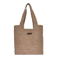 Bolso Tote de Rafia Tejido a Mano, Impermeable, de Gran Capacidad, con Bordado Personalizado, Bolso de Playa de Verano, Bolso de Viaje de Moda para Mujer