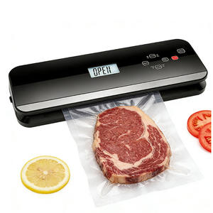 Système de scellage <span class=keywords><strong>sous</strong></span> <span class=keywords><strong>vide</strong></span> automatique 80 kPa, <span class=keywords><strong>machine</strong></span> de mise <span class=keywords><strong>sous</strong></span> <span class=keywords><strong>vide</strong></span> alimentaire électrique avec commandes tactiles LED pour aliments secs et humides - Product Image 1