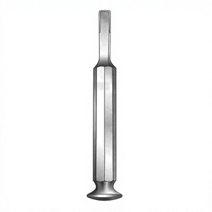 Osteotome chirurgical courbé Tessier, longueur 16 cm / 6-1/4 pouces, largeur 10 mm, pour la découpe et la mise en forme précises des os - Product Image 1