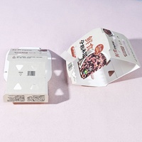 Boîte d'emballage personnalisée en papier pliable FSC RoHS CMYK avec bande de fixation pour conteneur