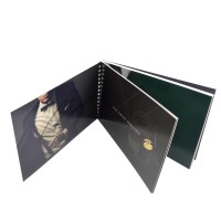 Cahier A4 en Carton Plastique PVC Bande Spirale Cercle Anneau Reliure à Feuilles Mobiles Bobine de Réservation Boîte de Bureau Scolaire Inclus Offset