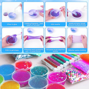 Kit para Hacer Slime, Cumpleaños, Pascua, Halloween, Edades 8-12, Fiesta de Slime para Niñas y Niños con 24 Colores, Regalo de 20 Oz, Logotipo Personalizado - Product Image 5