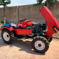 Mini tracteur agricole 4x4 de 15 à 30 CV avec petite motoculteur arrière et moteur diesel pour l'agriculture