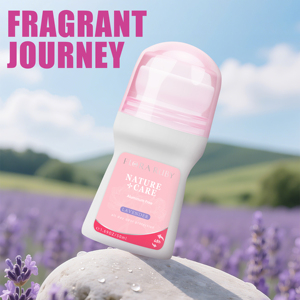 Déodorant Roll-On FLORA RUBY 50ml - Formule Douce Sans Aluminium Protection Longue Durée Contre les Odeurs 48H - Product Image 4